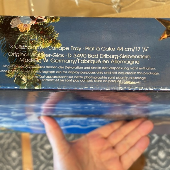 Vtg WALTHER GLAS- Stollenplatte
Canape Tray. Plat a’ Cake - Picture 4 of 5